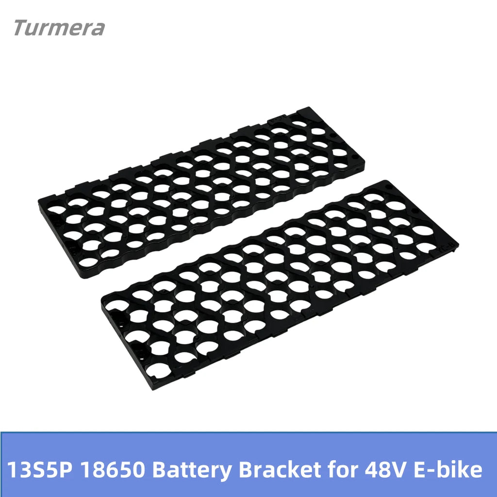 Turmera 48V Silver Fish Battery Bracket | 13S5P | 15A BMS | E-Bike