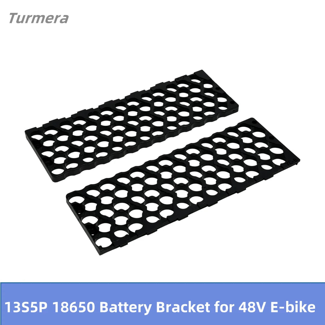 Turmera 48V Silver Fish Battery Bracket | 13S5P | 15A BMS | E-Bike