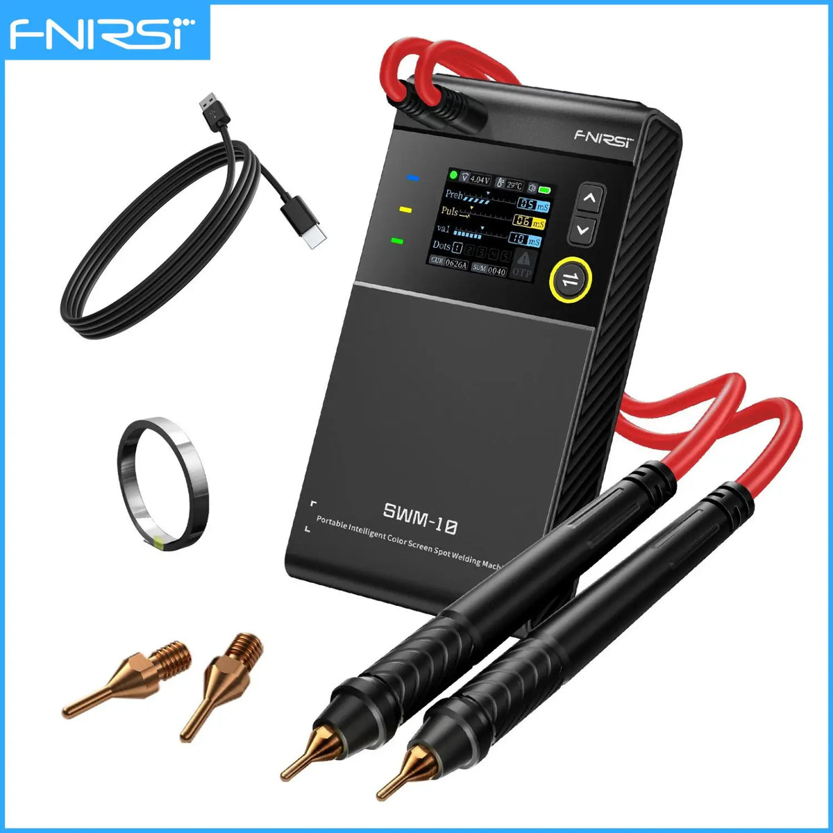 FNIRSI SWM-10 Portable Spot Welder | 5000mAh | 18650 Battery Packs