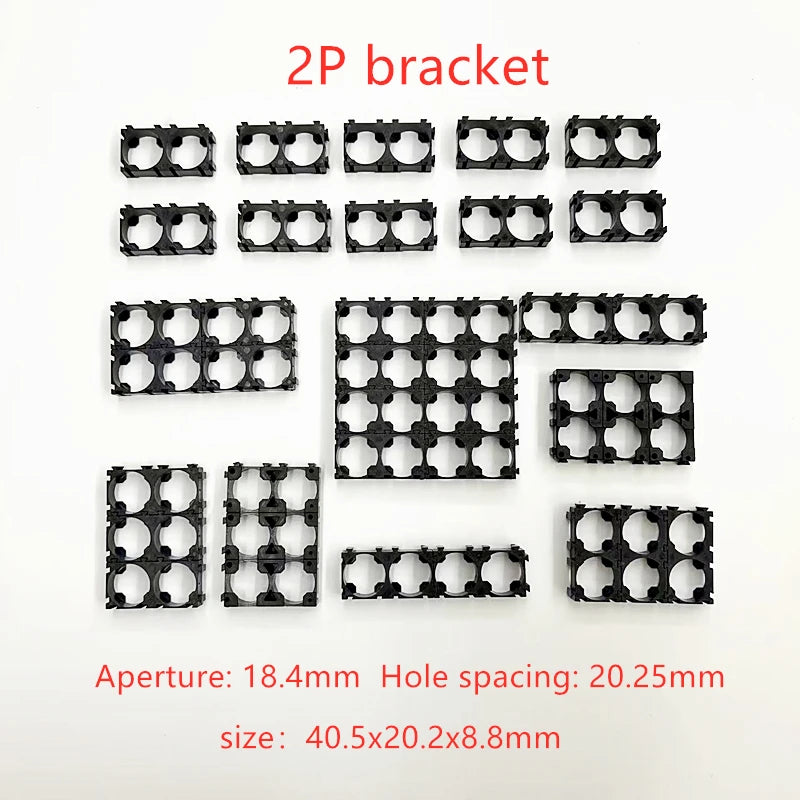 18650 Battery Holder Brackets | Anti-Vibration | 10–100 PCS