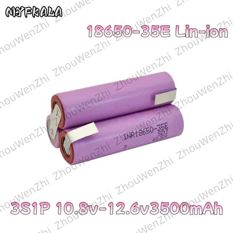 18650 35E Battery Pack | Custom 2S1P Config | 3500mAh Cells