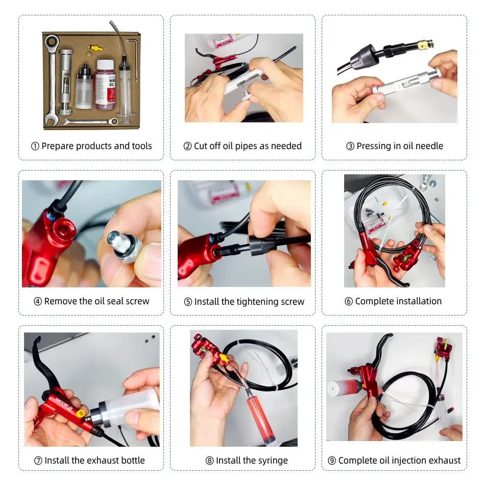 NFOX B015 Hydraulic Brake Lever | Parking Lock & Motor Cut-Off | E-Scooter & E-Bike