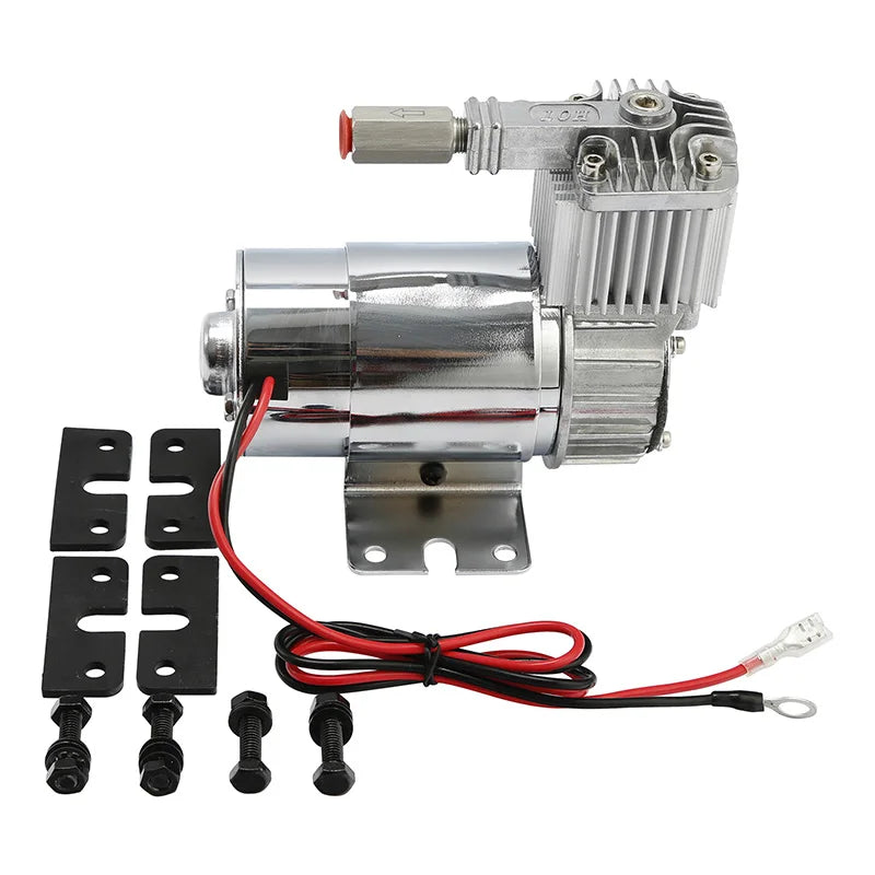 Rear Air Ride Suspension Kit | 12V with Tank | Harley 94–24