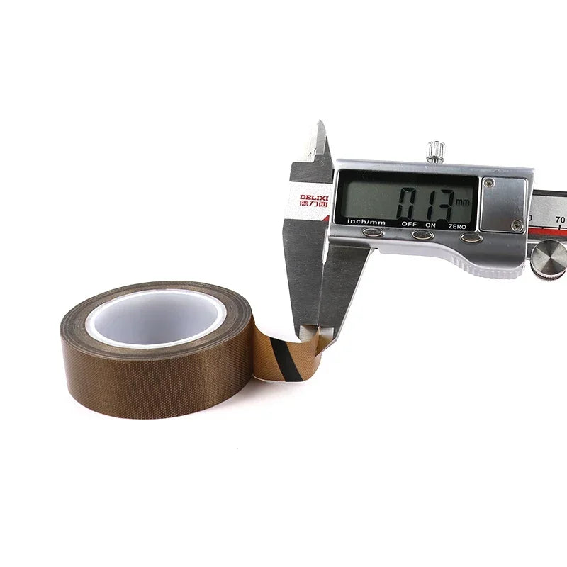 PTFE Adhesive Cloth Tape | 0.13/0.18mm High-Temp | Vacuum Sealing Insulation