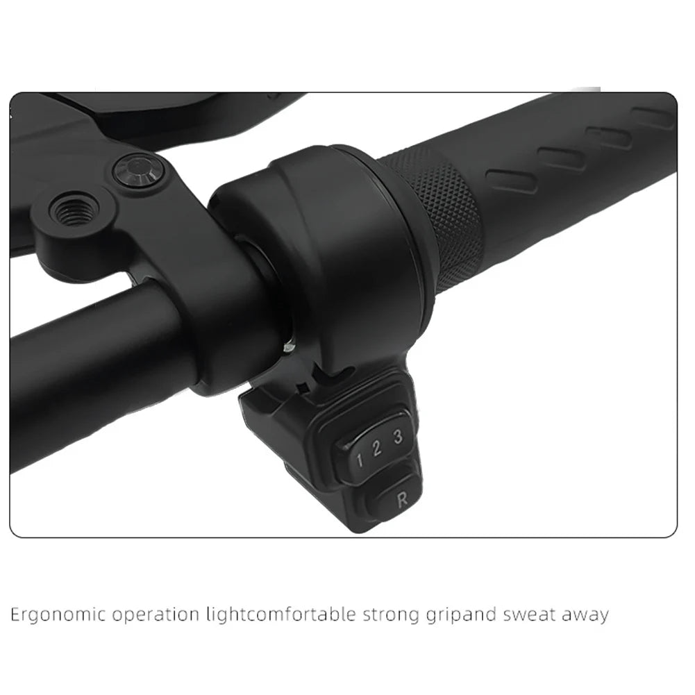 3-Speed Twist Throttle | 24V–72V | E-Bike & Scooter