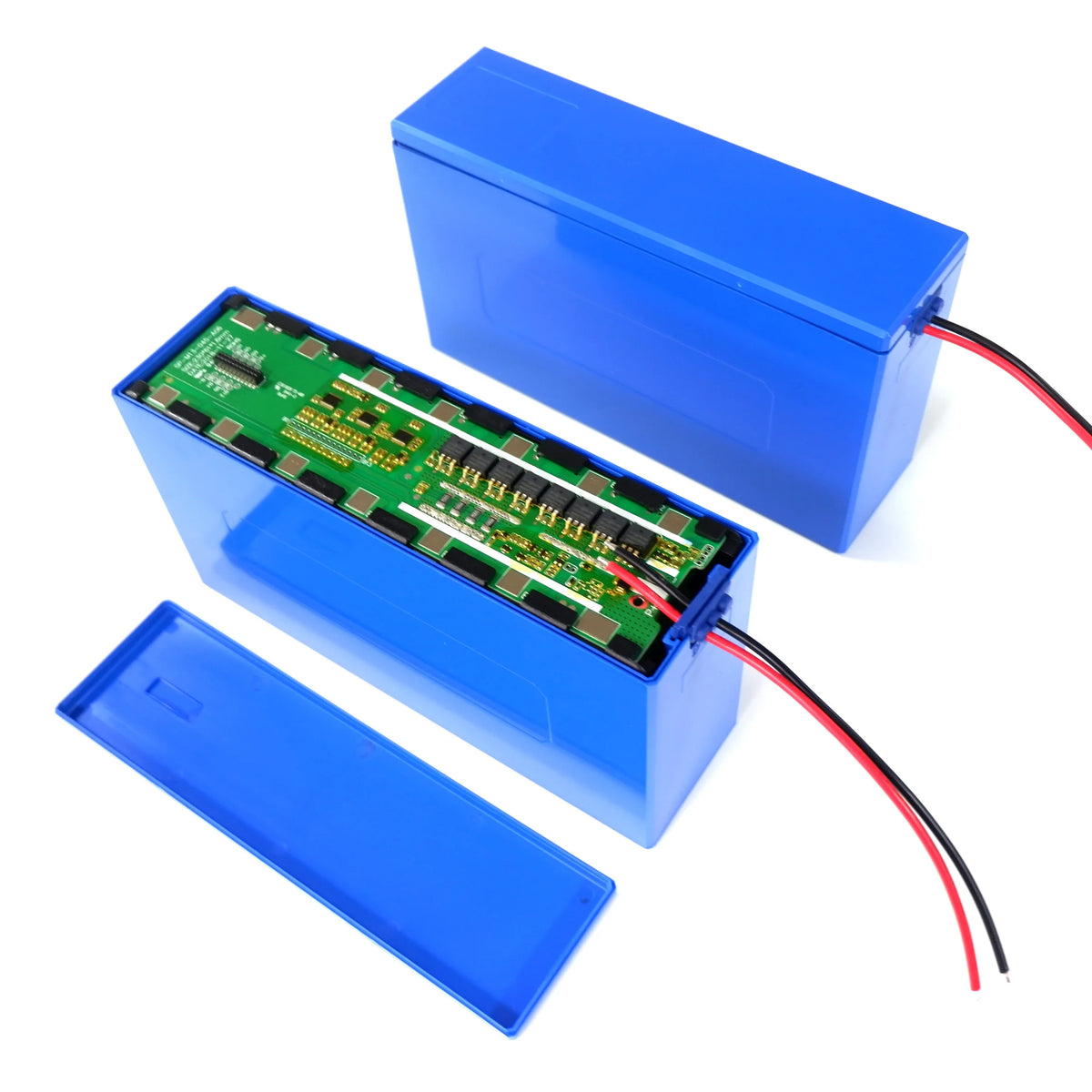 48V 20Ah Li-ion Battery Box Kit | 13S6P Case + 20A BMS | E-Bike