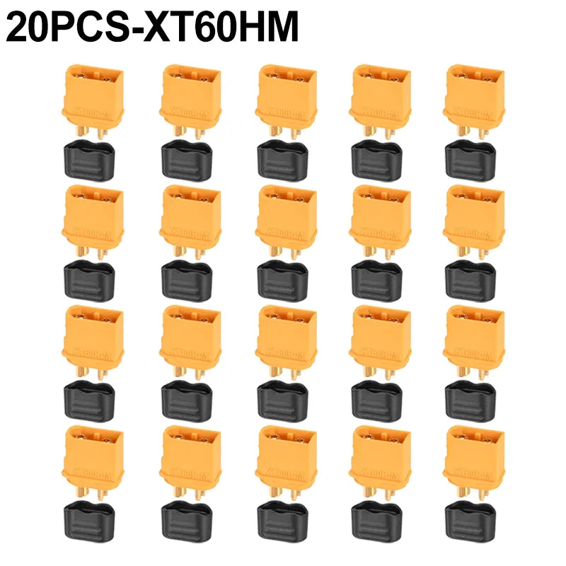 XT60H Bullet Connector Plugs | Male & Female w/ Sheath | RC LiPo