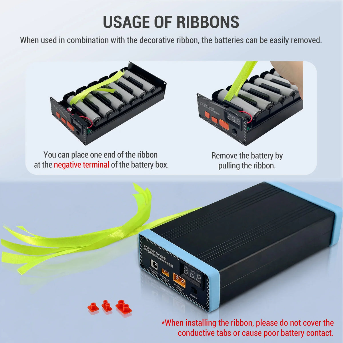 21700 6S1P Battery Box Kit | Weld-Free + Built-in 40A BMS | DIY 25.2V Backup Power Supply