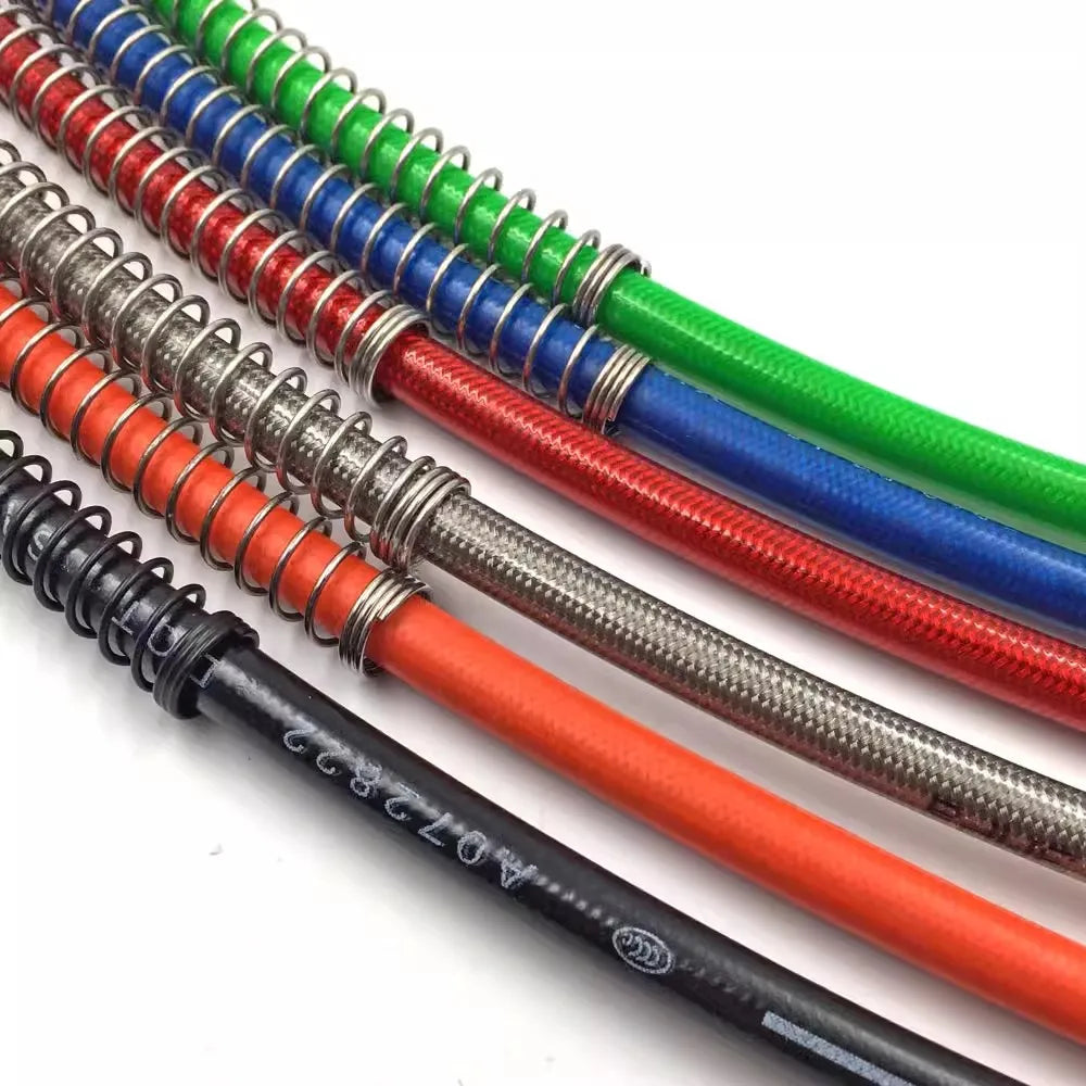 Braided Hydraulic Brake Hose | 10mm Banjo, 28-Degree Fitting | Universal Motorcycle Racing Line