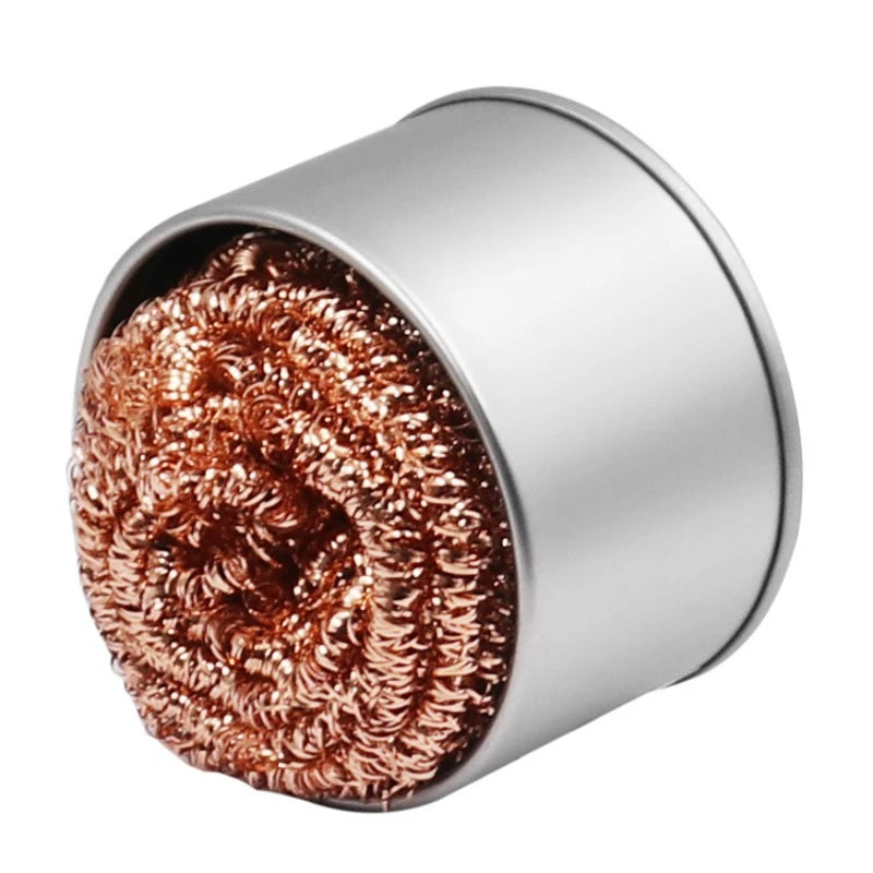 Soldering Iron Cleaning Ball | Brass Wire Sponge, No Water Needed | Tip Cleaner