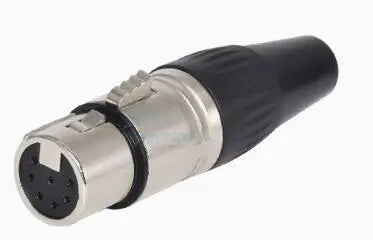 1pcs 3,4,5,6,7 pin Female/Male Straight Microphone Audio XLR Speaker Panel mount socket Connector