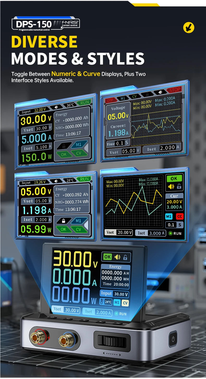 FNIRSI DPS-150 DC Power Supply | 30V 5A | Digital Display