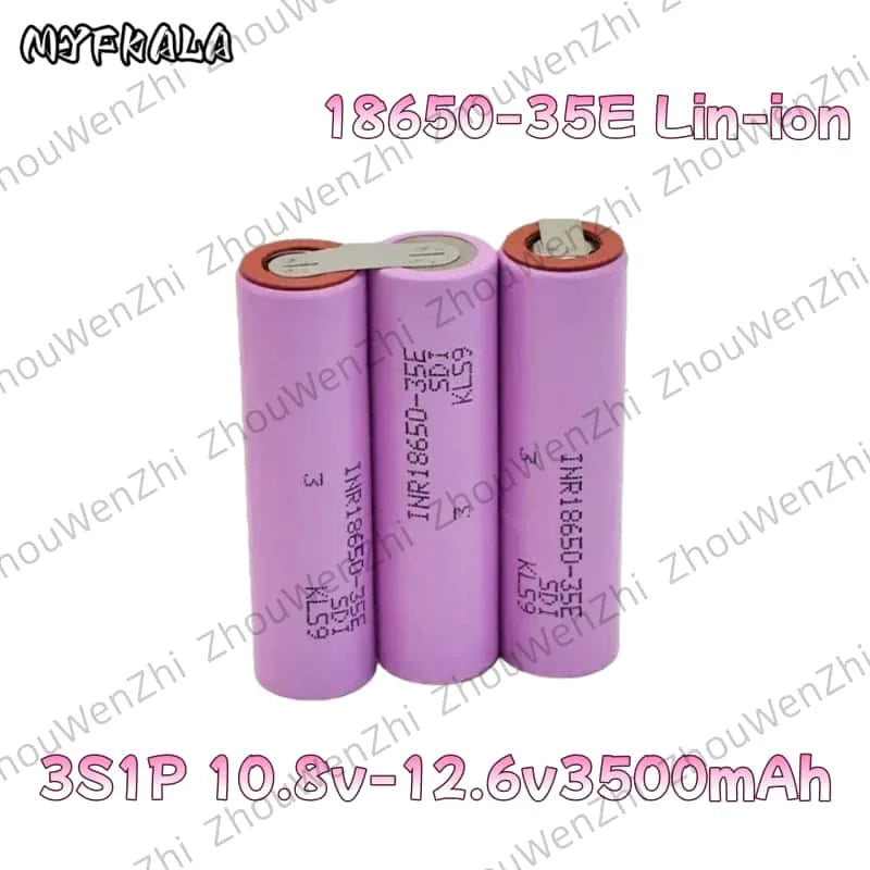 18650 35E Battery Pack | Custom 2S1P Config | 3500mAh Cells