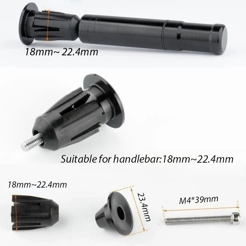 Tubeless Tire Repair Kit | Bar-End Storage Tool | MTB & Road Bikes