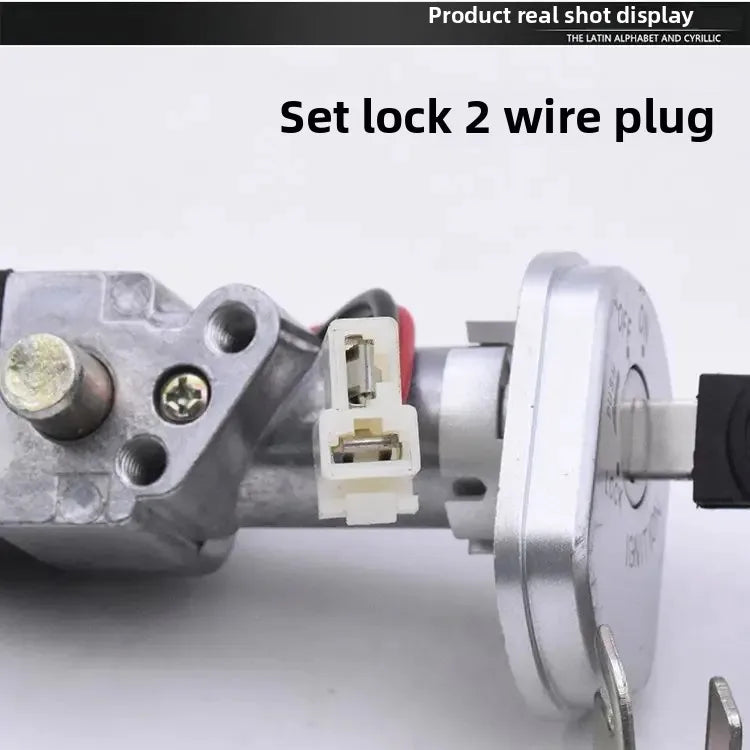 Full Key Lock Anti-Theft Ignition Switch