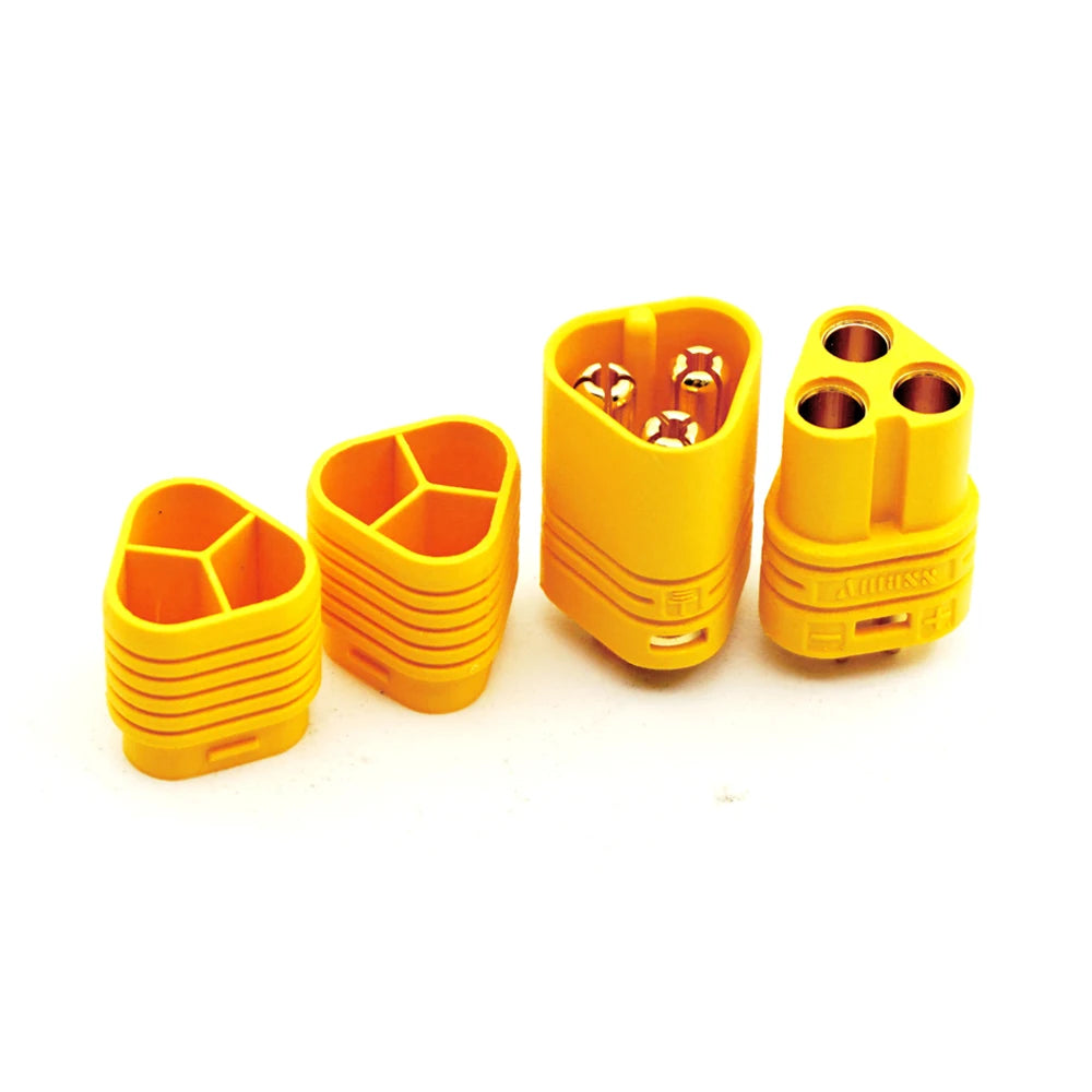 MIBIDAO MT60 3-Pin Bullet Connector | 3.5mm | RC ESC / Motor