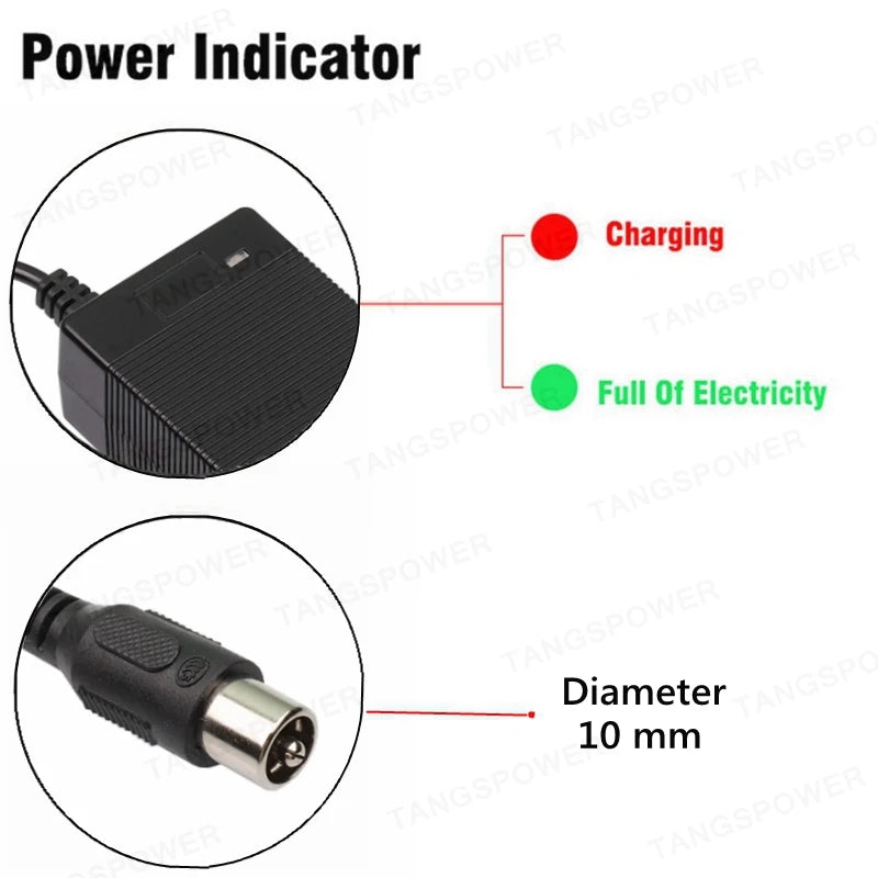 54.6V 3A Li-ion Charger | 48V 13S Rapid | Fan-Cooled