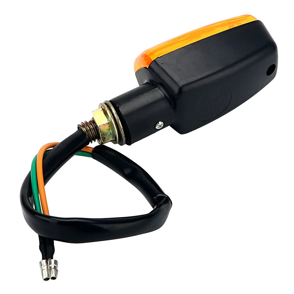 4PCS Universal Motorcycle Blub Turn Signal Lamp Turning Indicators Light Blinkers Signal Amber Bike Motorcycle Accessories 12V