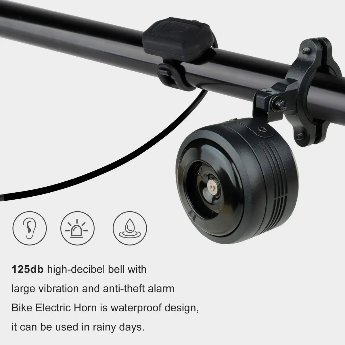 Electric Bike Horn Alarm | Remote Control Anti-Theft | Super Loud