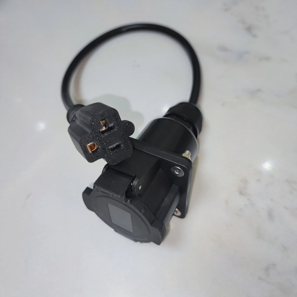 J1772 to NEMA 5-15/5-20 EV Adapter | Charge E-Bike at Stations