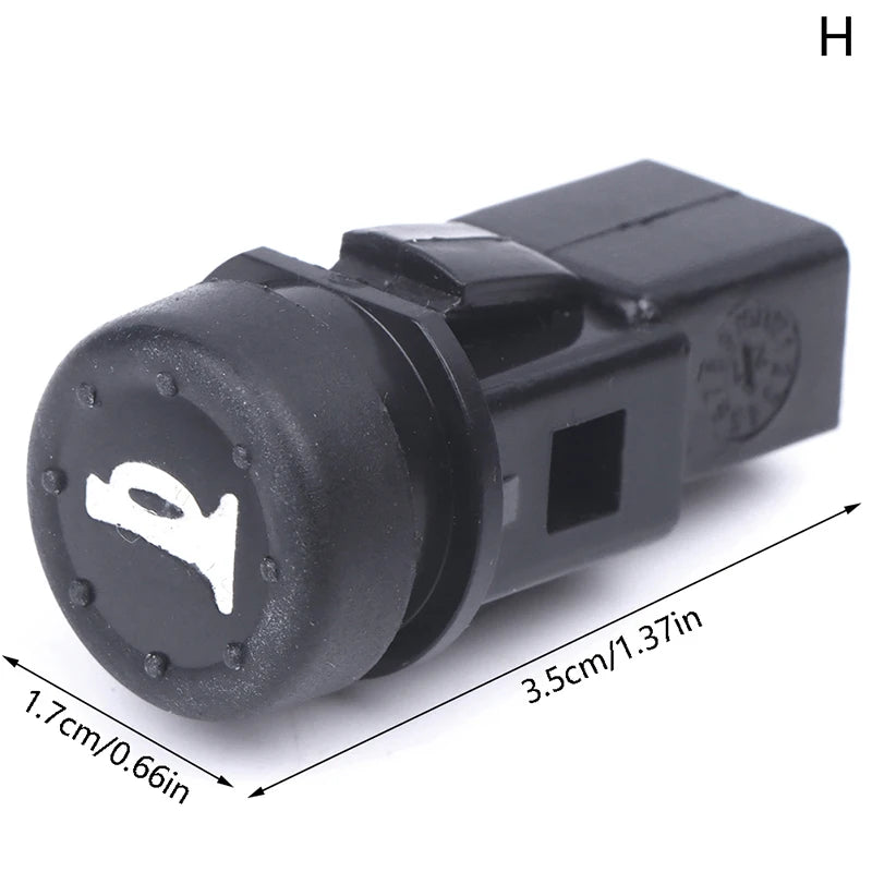 Black/Red Motorcycle Switches Button
