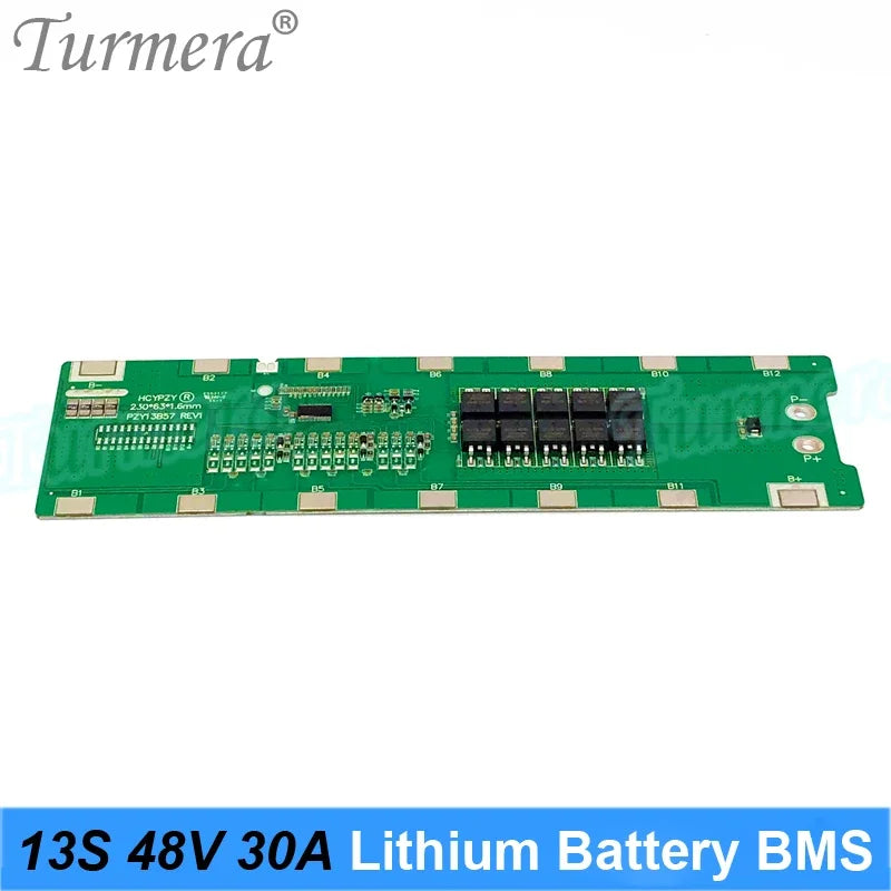 Turmera 13S 48V 30A BMS | Lithium Protection Board | E-Bike