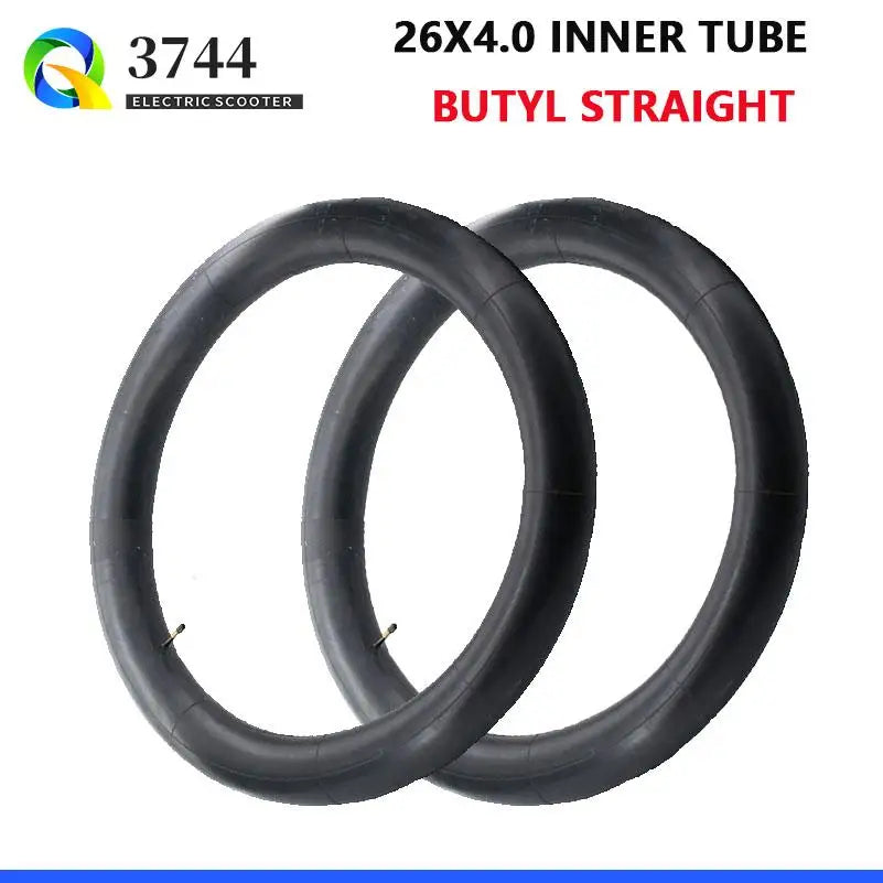26x4.0 Fat Tire Inner Tube | Snow/Bike/ATV | 1 or 2 Pack