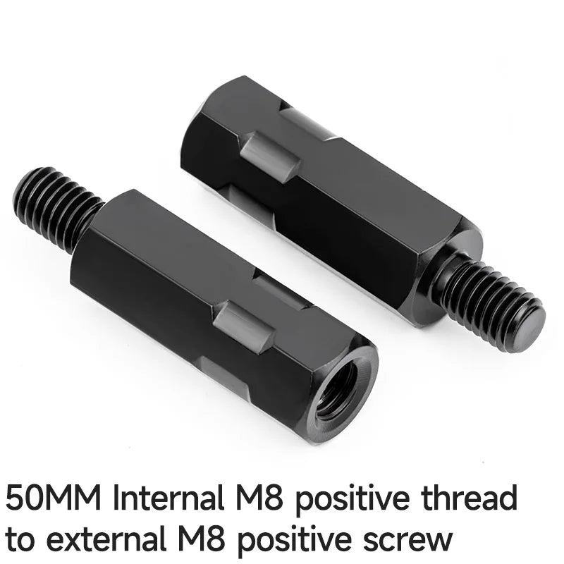 Mirror Extension Adapters | M8/M10, Left & Right Thread | Motorcycles