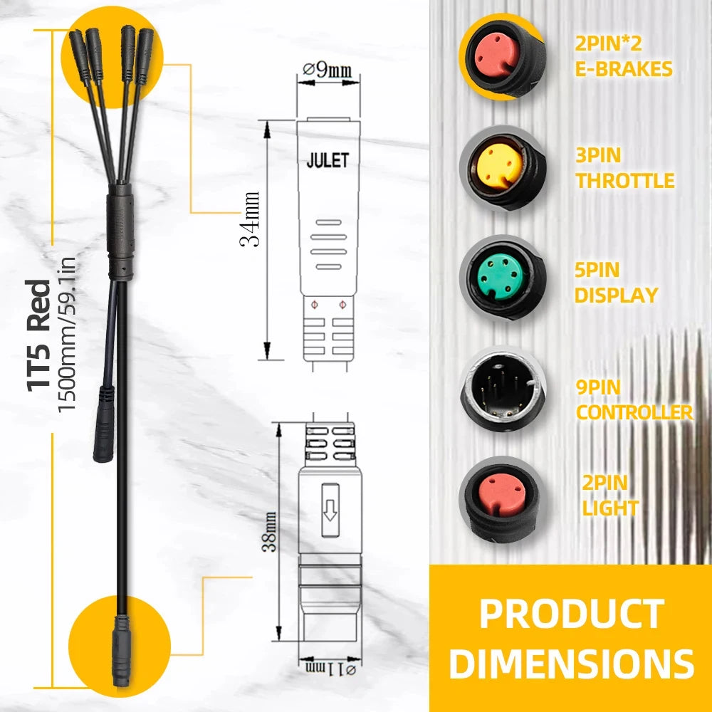 E-Bike Sine Wave Controller | S966 Display Ready | 24/36/48V