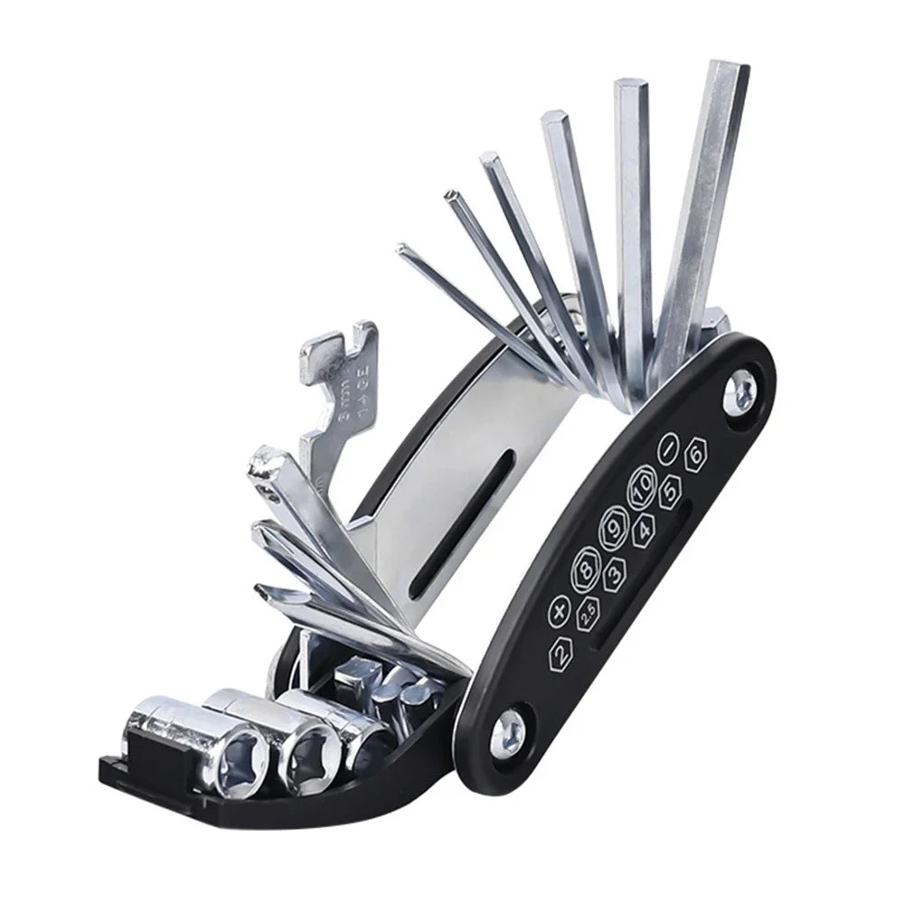 Bike Repair Tool Kit | Multi-Tool + Pump + Patch | Portable