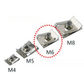 Stainless Steel U-Type Clips | M4–M8 Reed Nuts | Car, Motorcycle & Scooter