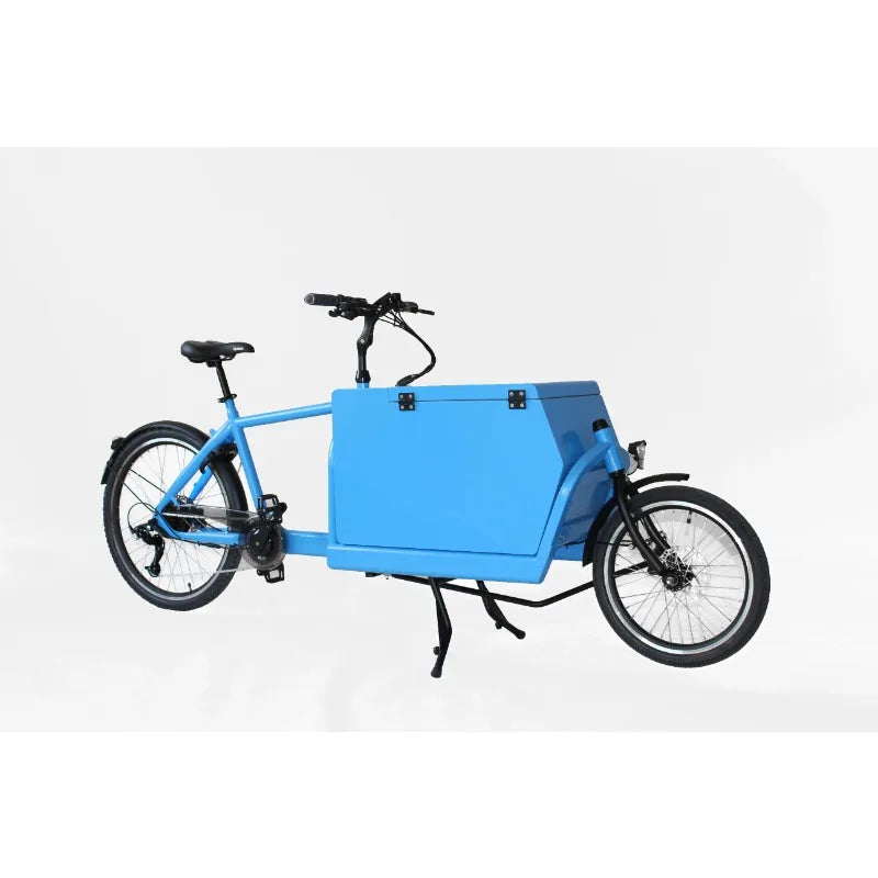 250W Electric Cargo Trike | Wood Box + Bafang Hub | 7-Speed