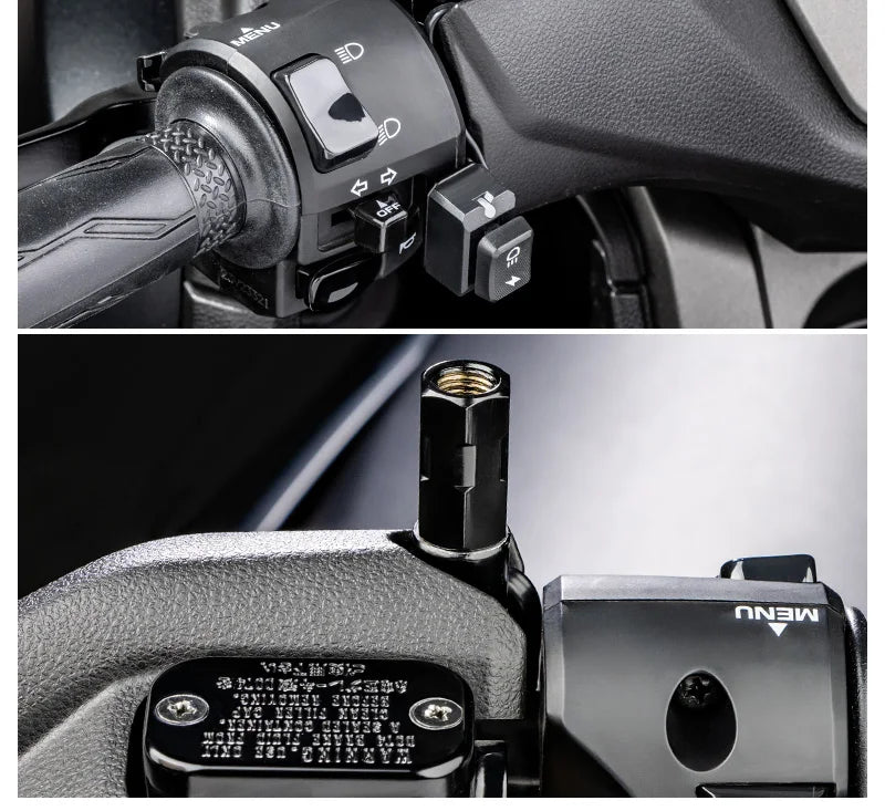 Mirror Extension Adapters | M8/M10, Left & Right Thread | Motorcycles