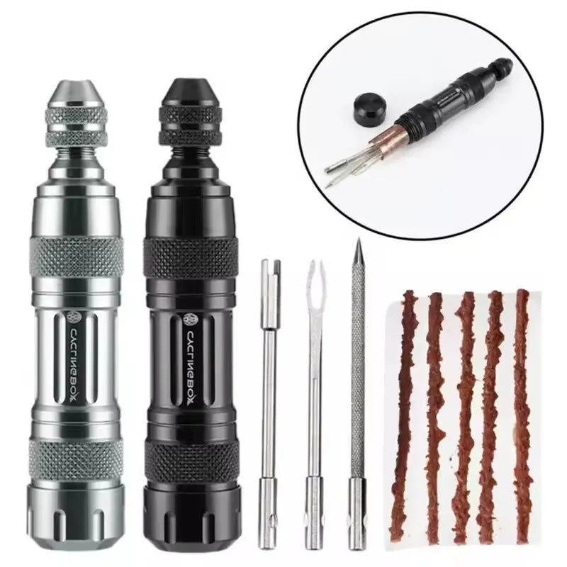 Tubeless Tire Repair Kit | Sealant + Rubber Strips | Road Bike