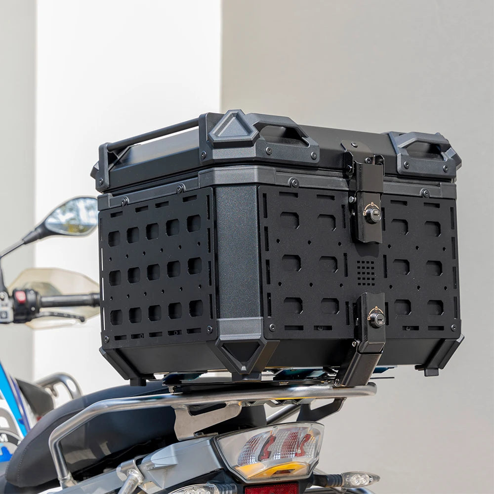 45L Aluminum Top Case | Lockable Rear Luggage Box