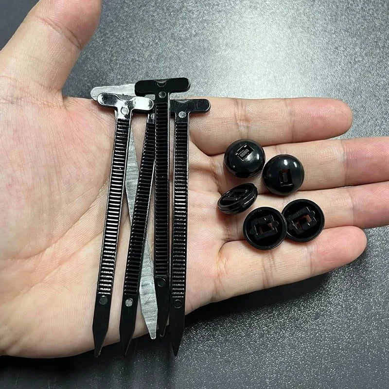 Nylon Cable Ties (1000 pcs) | Self-Locking Heavy Duty | Buckle