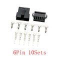 JST SM Connector Kit | 2-6 Pin 2.54mm | 10 Sets w/ Terminals