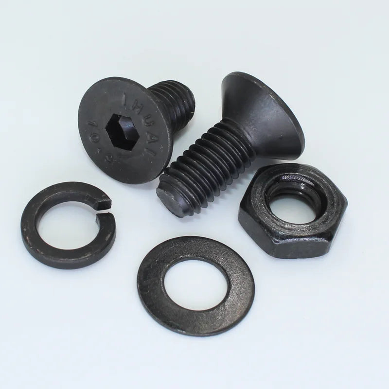 Hex Socket Countersunk Screws M2-M8 | Grade 10.9 Steel | Fastener Kit