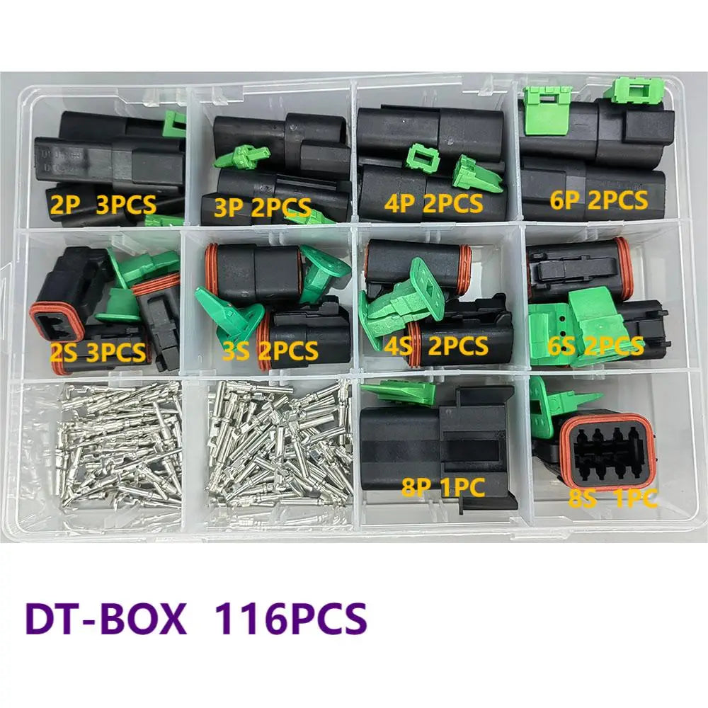 Deutsch DT Connector Kit | 2-12 Pin Waterproof | Auto Wiring