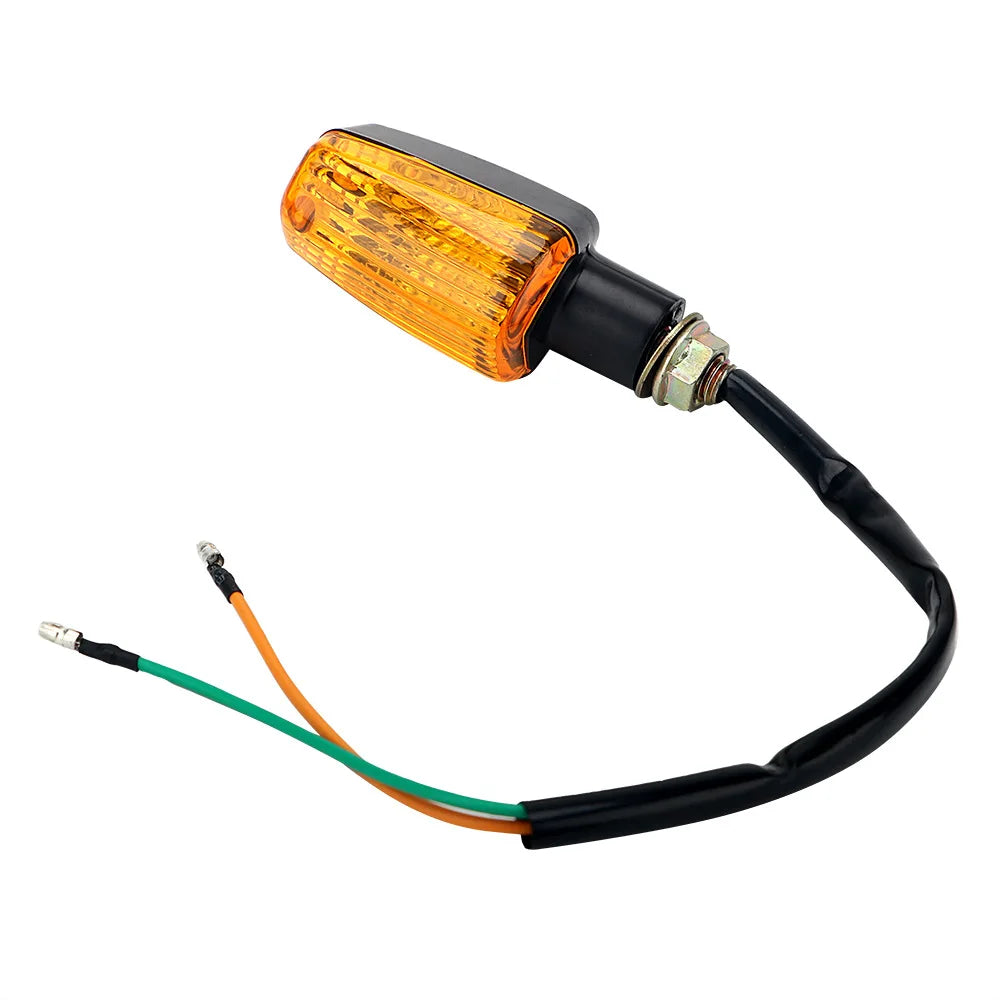 4PCS Universal Motorcycle Blub Turn Signal Lamp Turning Indicators Light Blinkers Signal Amber Bike Motorcycle Accessories 12V