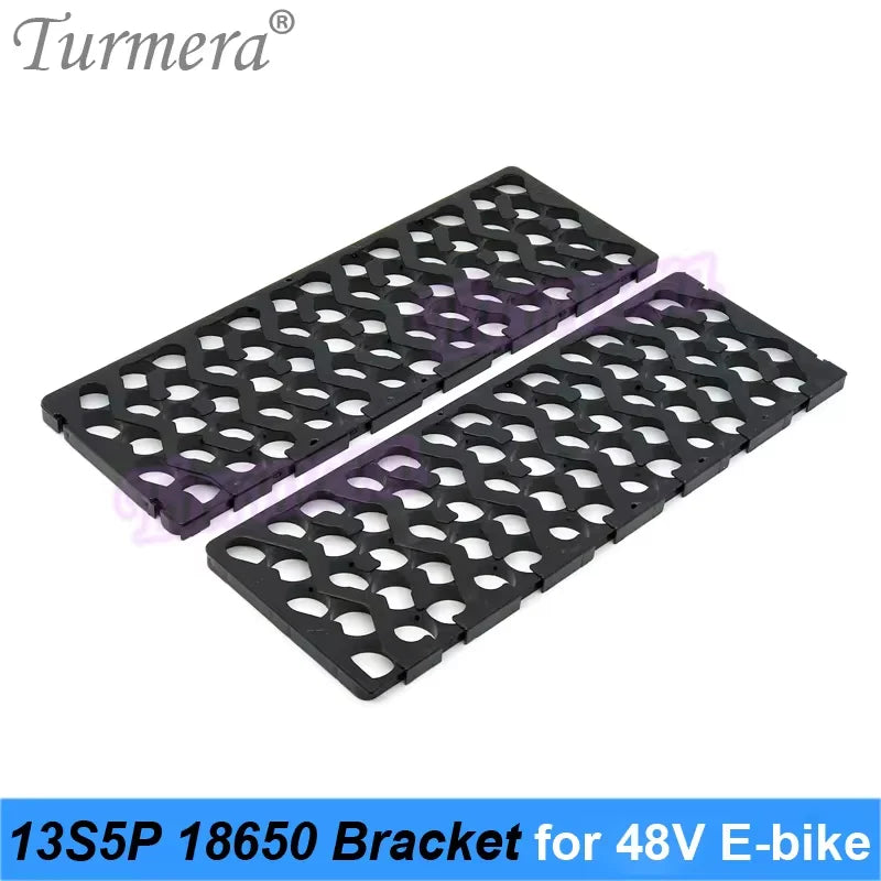 Turmera 48V Silver Fish Battery Bracket | 13S5P | 15A BMS | E-Bike