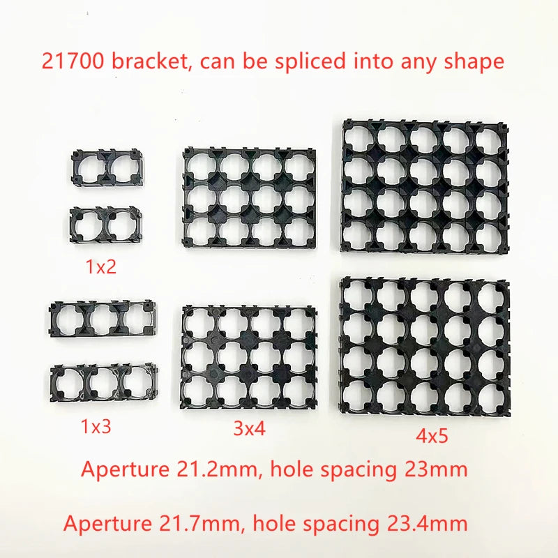 21700 Battery Holder Brackets | Cell Spacers | DIY Pack Builds