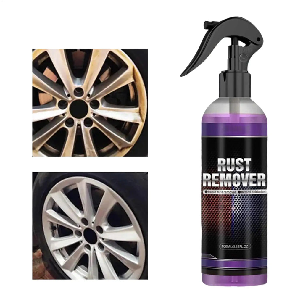 100ml Removal Cleaning Spray Rust Remover For Metal Rust Removal Spray for Beginners Family Automotive Interior Truck SUVs