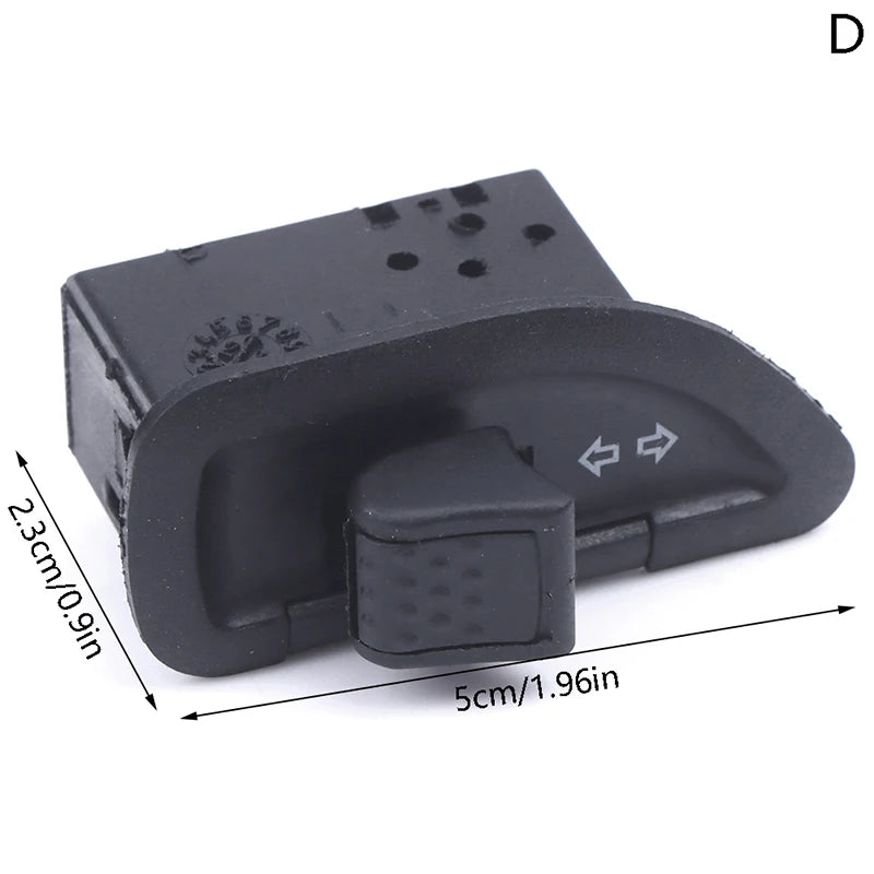 Black/Red Motorcycle Switches Button