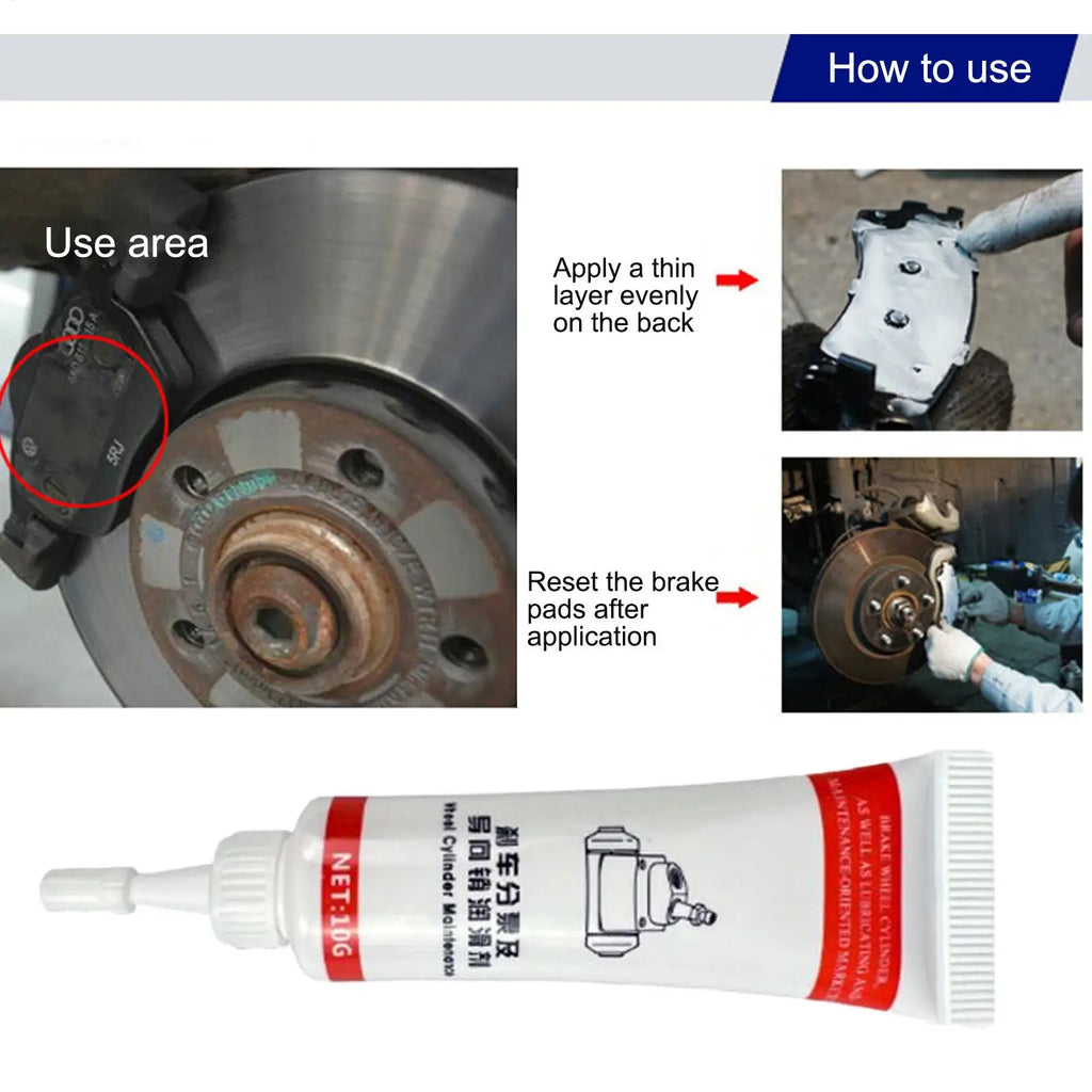 Brake Caliper Guide Pin Grease | Noise-Reduction Lubricant | 10g