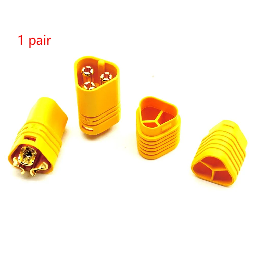 MIBIDAO MT60 3-Pin Bullet Connector | 3.5mm | RC ESC / Motor