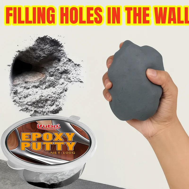 Epoxy Putty Repair Compound | 100g Fast-Setting | Waterproof for Plastic, Metal & Wood