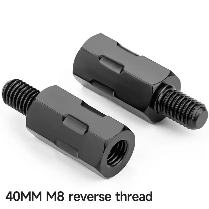 Mirror Extension Adapters | M8/M10, Left & Right Thread | Motorcycles