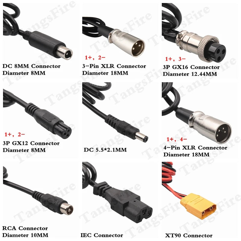 29.2V 5A LiFePO4 Charger | 24V 8S Pack | Multi-Plug