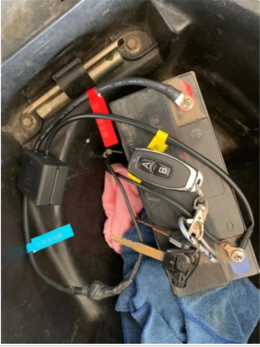 Wireless Battery Disconnect Switch | 12V Remote Cut-Off | Anti-Drain